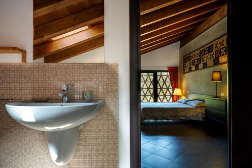 Posteľ alebo postele v izbe v ubytovaní Agriturismo Sommavalle