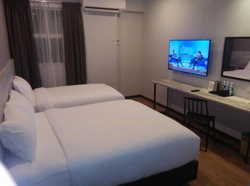 TV a/nebo společenská místnost v ubytování The Leverage Lite (Kuantan)