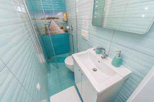 Phòng tắm tại Villa Emilia