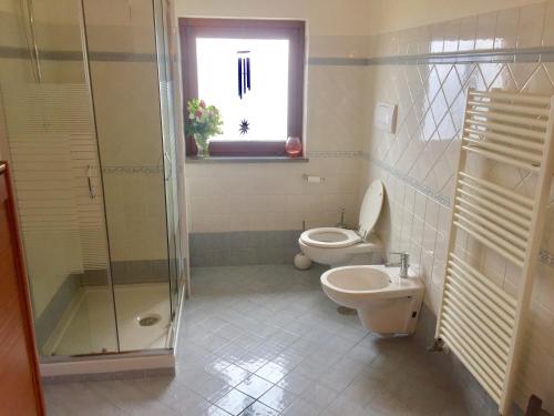 Koupelna v ubytování La dimora degli Dei