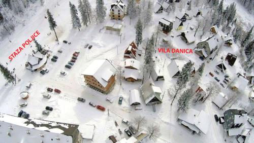 Vila Danica v zime