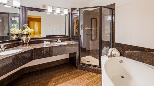Koupelna v ubytování Best Western Mesquite Inn