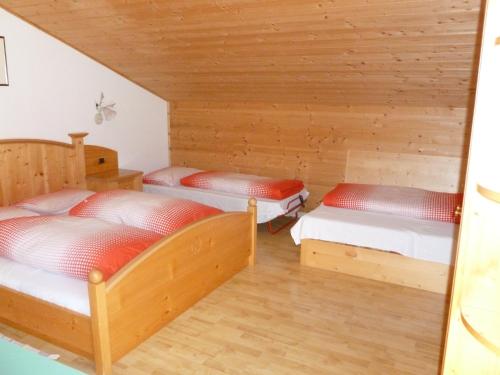 En eller flere senger på et rom på Residence Alpenblick