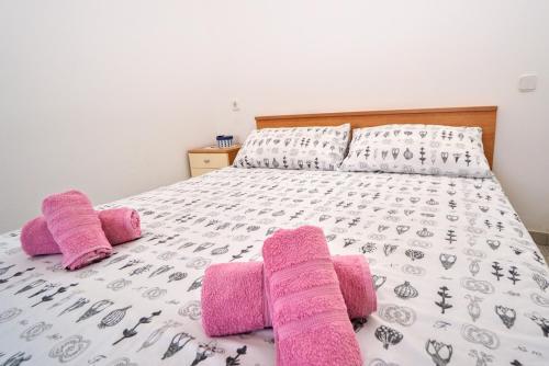 Кровать или кровати в номере Apartment Mirela