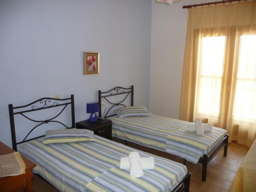 Ένα ή περισσότερα κρεβάτια σε δωμάτιο στο House Evristhenis 1