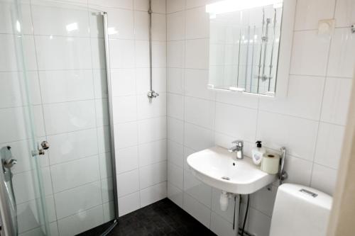 Koupelna v ubytování Apartamentos Joensuu - Kauppakatu 7