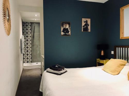 Katil atau katil-katil dalam bilik di Appartements entre Provence et Camargue