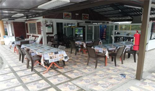 Restaurace v ubytování Sun Place Hosteria