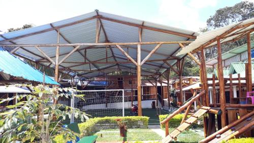Κήπος έξω από το Hotel Arqueológico San Agustín