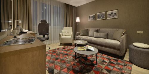 Posezení v ubytování Apollo Hotel Bratislava