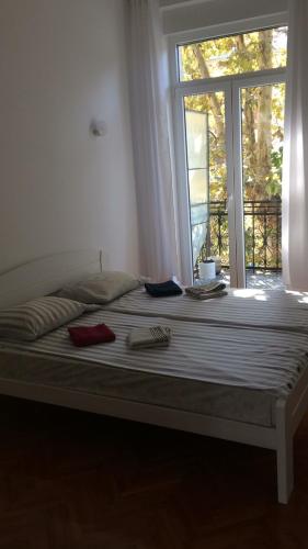 Cama o camas de una habitación en Cricket Park Hostel