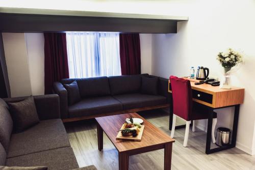 Χώρος καθιστικού στο Tymbris Hotel Eskisehir