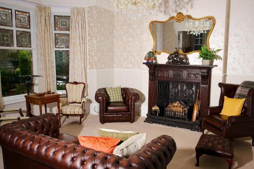 Χώρος καθιστικού στο Little Redlands B&B