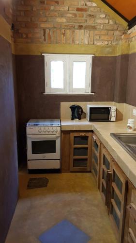 Kuhinja oz. manjša kuhinja v nastanitvi Roseberry Cottage