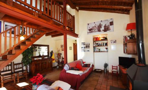 Postel nebo postele na pokoji v ubytování Casa del Altozano