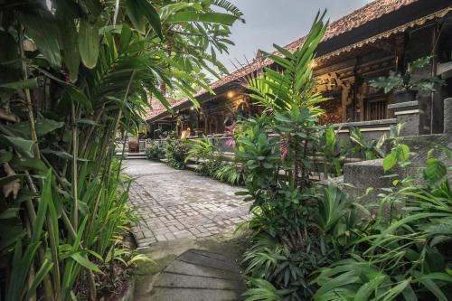 Zahrada ubytování Tegar Guest House Ubud