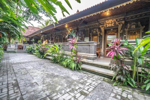Zahrada ubytování Tegar Guest House Ubud