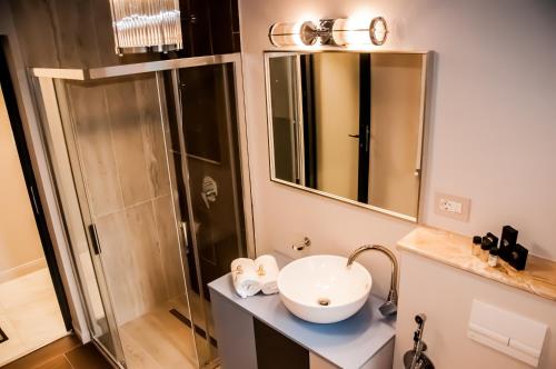 Koupelna v ubytování Rubio Residence - Frateria Apartment