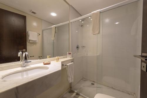 Ein Badezimmer in der Unterkunft Class Hotel Rio Claro