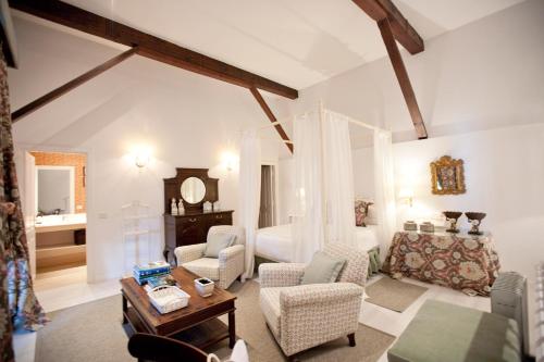 Posezení v ubytování Suites de Franchy