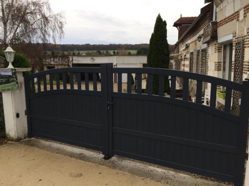 Balkoni atau teres di La longère Champenoise