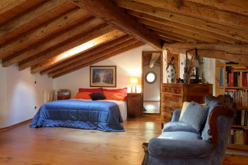 Ένα ή περισσότερα κρεβάτια σε δωμάτιο στο casa riva piazzola