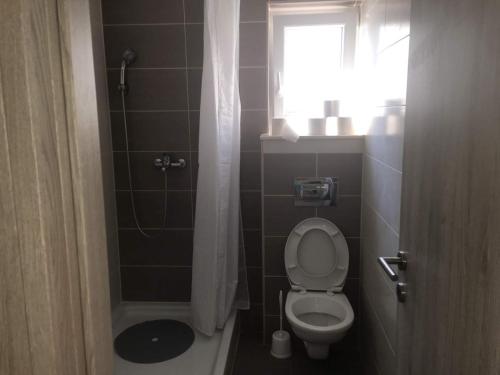 Koupelna v ubytování Apartman Bunarić