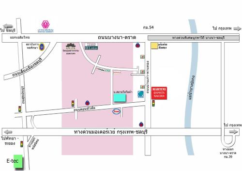 a map of the city of philadelphia with the entrances to the ballpark at Matini Amata in Ban Hua Phai