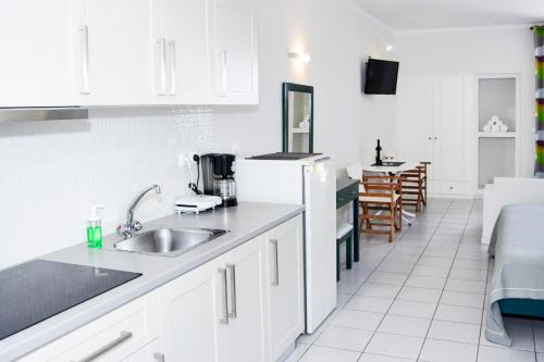 Η κουζίνα ή μικρή κουζίνα στο Apartments Balaska 