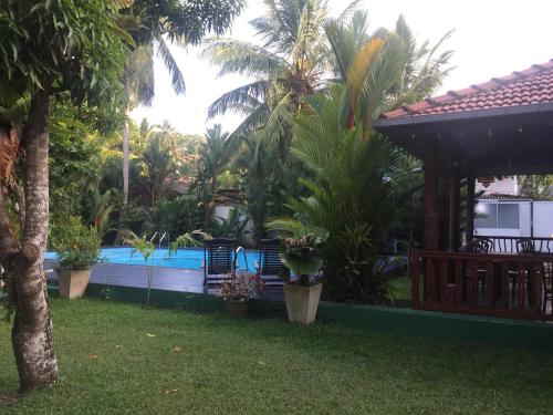 La alberca dentro o cerca de Damith Guest House