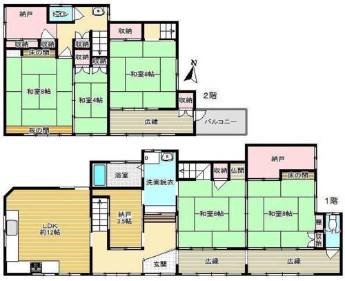 Pelan lantai bagi Smart House Kominka