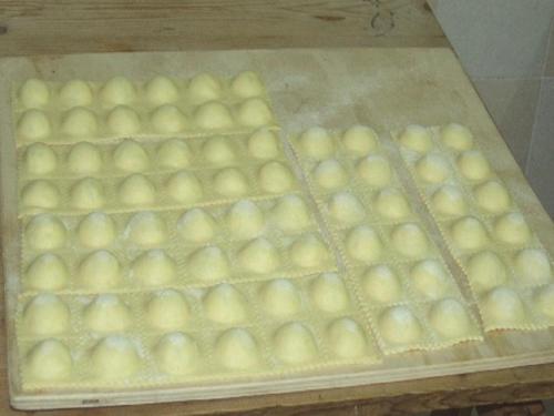 a tray full of marshmallows on a table at Country House S'Ozzastru in Dorgali
