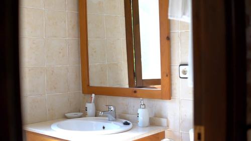Koupelna v ubytování Esencia de Gredos