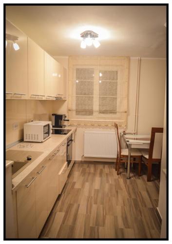 Dapur atau dapur kecil di Apartament Felix Therm