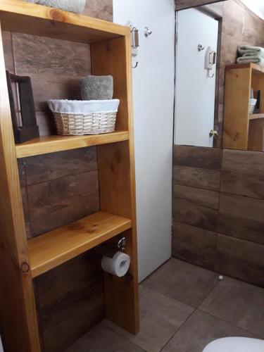 Koupelna v ubytování Hostal Arce Marrón
