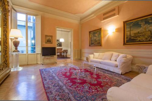 Χώρος καθιστικού στο Yome - Your Home in Florence