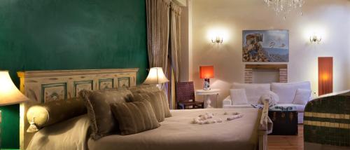 Гостиная зона в Avli Lounge Apartments