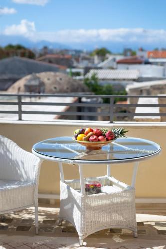 Балкон или терраса в Avli Lounge Apartments
