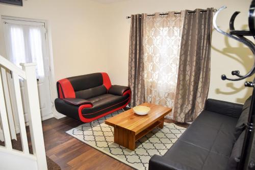 Ein Sitzbereich in der Unterkunft Luxury Duplex Apartment