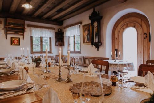 Nápoje v ubytování Koroška hiša Pri lipi, Boutique hotel