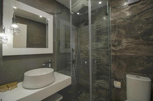 Koupelna v ubytování Boutique Apartments Blagoevgrad