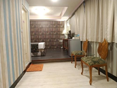 Koupelna v ubytování Guan Lun Hotel