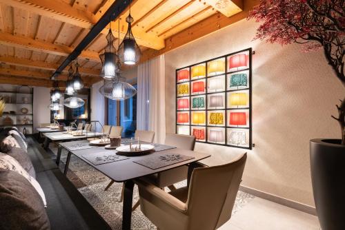 Χώρος καθιστικού στο Designferienhaus Luxus Bergchalet XXL Ski In-Out Snow Space Wagrain Flachau