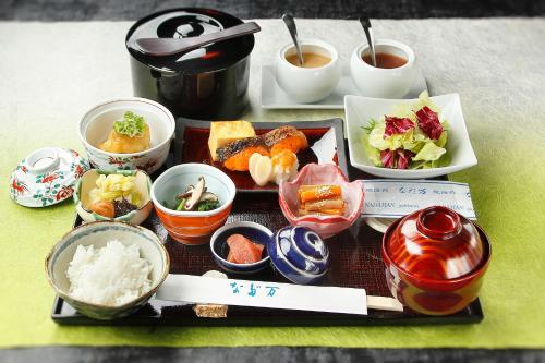 a tray of food with different types of food at The Prince Sakura Tower Tokyo, Autograph Collection in Tokyo