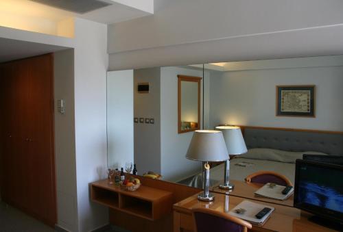 Un lugar para sentarse en Athena Hotel