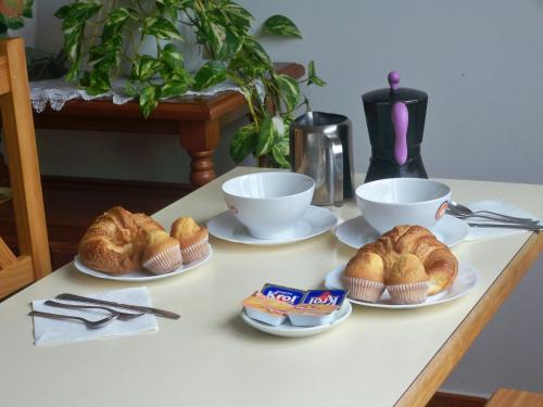 Opsi sarapan yang tersedia untuk tamu di Alto Santiago