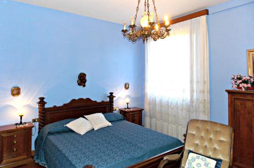 Katil atau katil-katil dalam bilik di Villa Cristina