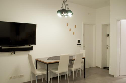 TV a/nebo společenská místnost v ubytování Pekarna apartments