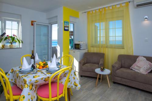 Posezení v ubytování Apartments Luka