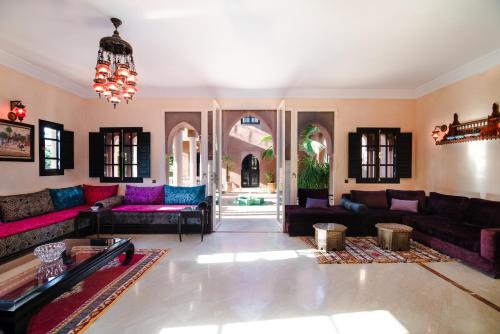 Posezení v ubytování Residence Dar Lamia Marrakech
